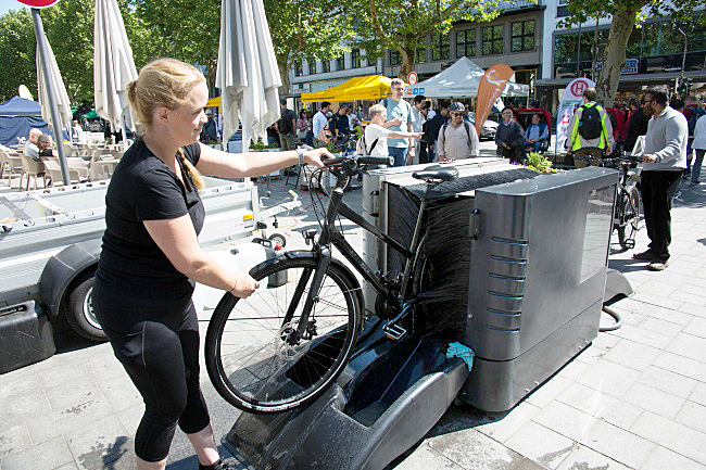Fahrradwaschanlage